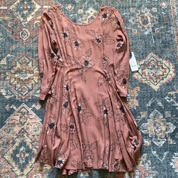 🧡New - Amuse Society Floral Dress - Picture 5 of 10